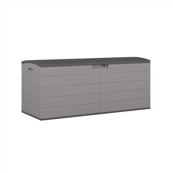 Suncast Suncast 59 in. W X 23 in. D Gray Plastic Deck Box 120 gal BMDB1120 - main